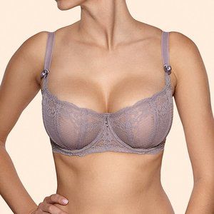 NWT Ajour Demi Jennifr Balconette Bra-Lilac